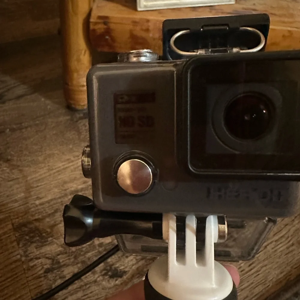 GoPro Camera with Black Grip
